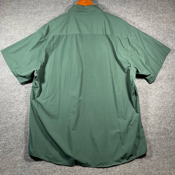 Dixxon Performance Bamboo Series Button Up Shirt Men's 3X Green Casual - Picture 11 of 12